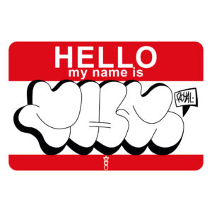 Vetor Graffiti Hello Royal