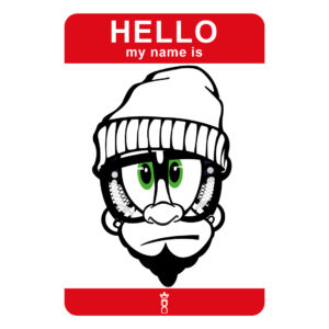 Vetor Graffiti Hello Zoio