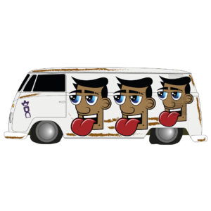 Vetor Graffiti Kombi Adalto