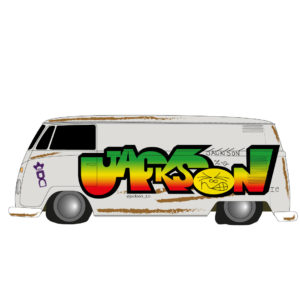 Vetor Graffiti Kombi