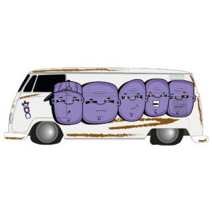 Vetor Graffiti Kombi Lospe