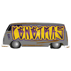 Vetor Graffiti Kombi Penetras