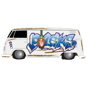 Vetor Graffiti Kombi Pileks