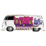 Vetor Graffiti Kombi Preta