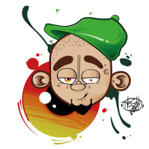 Vetor Graffiti Nego ABC